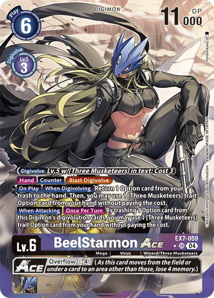 digimon liberator card BeelStarmon ACE [EX7-059] (Alternate Art) [Digimon LIBERATOR]