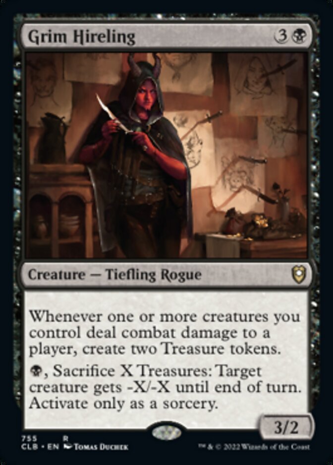 Grim Hireling [Commander Legends: Battle for Baldur's Gate]