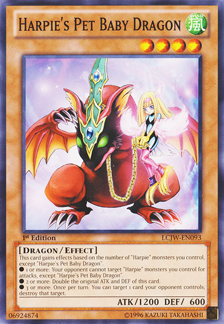 Harpie's Pet Baby Dragon [LCJW-EN093] Common
