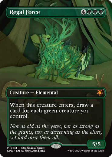 Regal Force (Borderless) [Lorwyn Eclipsed Special Guests]