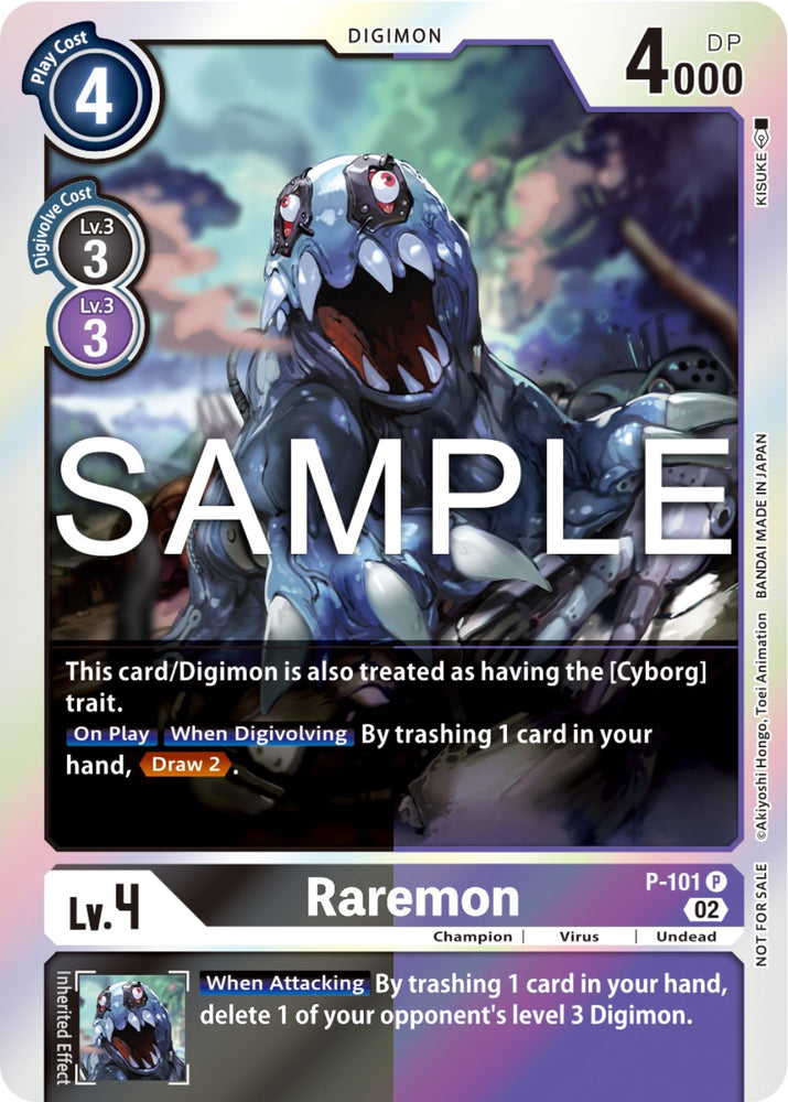 digimon cards 2019 Raremon [P-101] (Limited Card Pack Ver.2) [Promotional Cards]