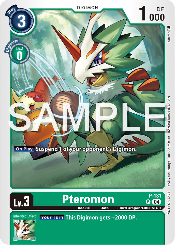 Pteromon [P-131] (Digimon Liberator Promotion Pack) [Promotional Cards