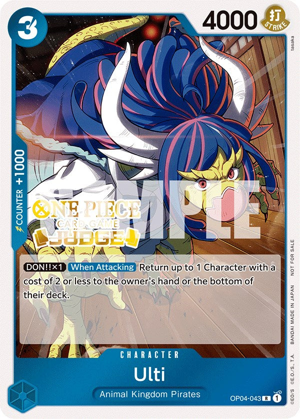 one piece card game judge Ulti (Judge Pack Vol. 3) [One Piece Promotion Cards]