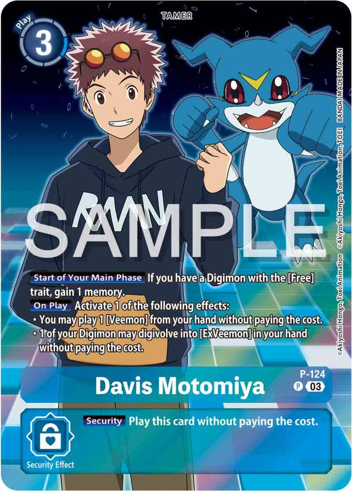 Davis Motomiya [P-124] (Digimon Adventure 02: The Beginning Set) [Prom