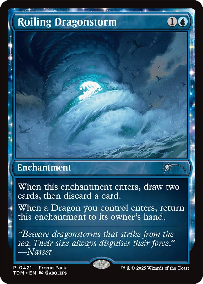 Roiling Dragonstorm (Promo Pack) [Tarkir: Dragonstorm Promos]