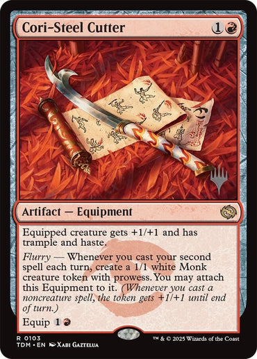 Cori-Steel Cutter (Promo Pack) [Tarkir: Dragonstorm Promos]