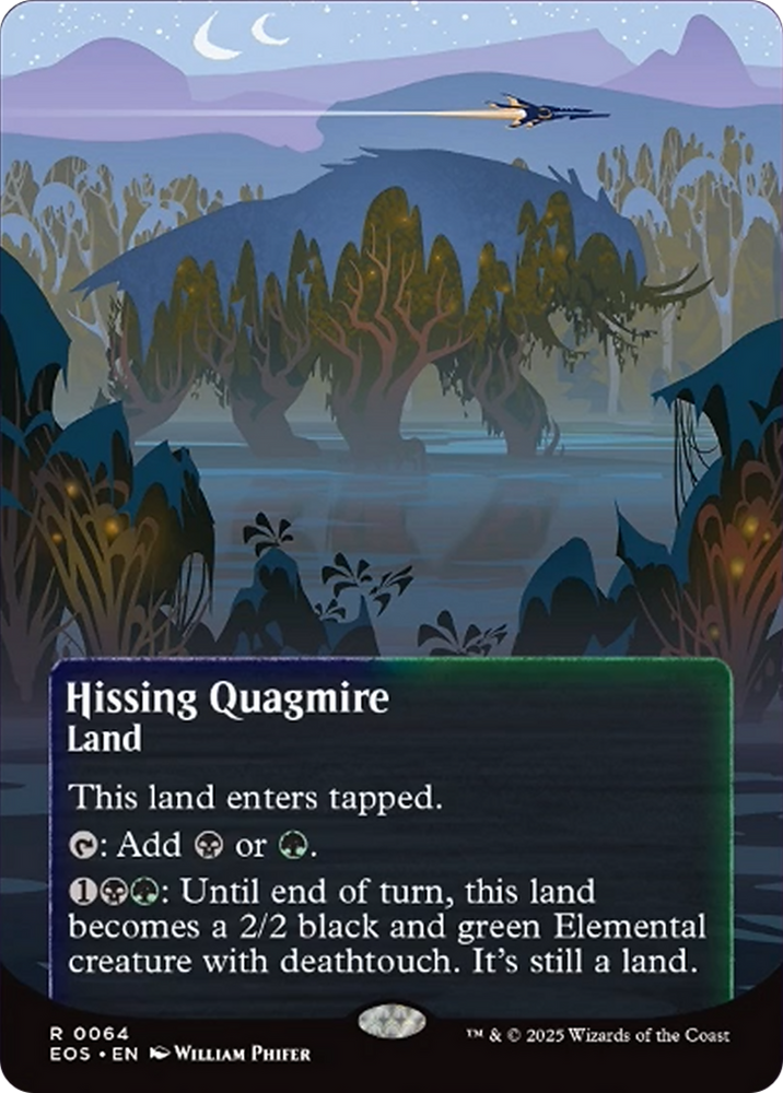 Hissing Quagmire (0064) (Borderless) [Edge of Eternities: Stellar Sights]