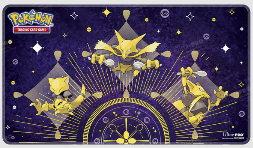 Abra Evolutions Stitched Playmat for Pokémon