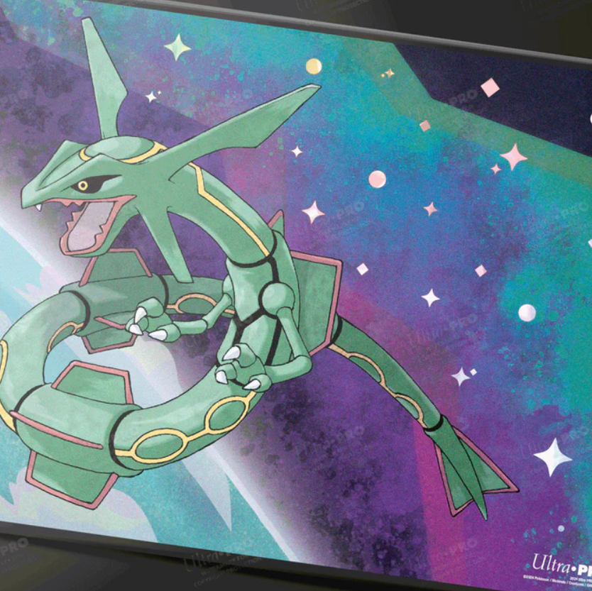 Rayquaza Legendary Foil Playmat for Pokémon
