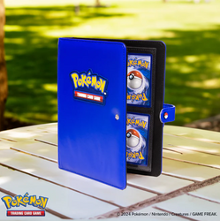 Premium Blue 4-Pocket Snap Binder for Pokémon