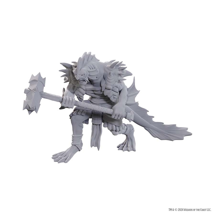 DUNGEONS AND DRAGONS NOLZUR'S MARVELOUS MINIATURES: W25 SAHUAGIN CORAL SMASHER
